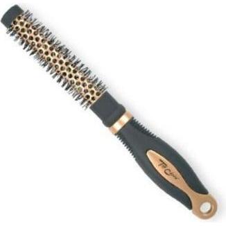 TOP, Haarbürste + Kamm, Exclusive XS Round Gold/Black Hairbrush 62001-02