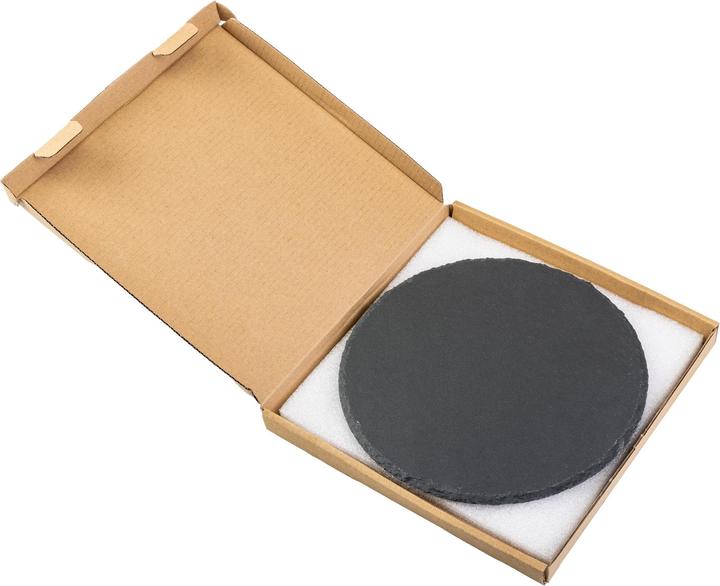 Produktbild Cocon Kerzenuntersetzer Ø 20 cm, Schiefer, Schwarz, Detailfarbe