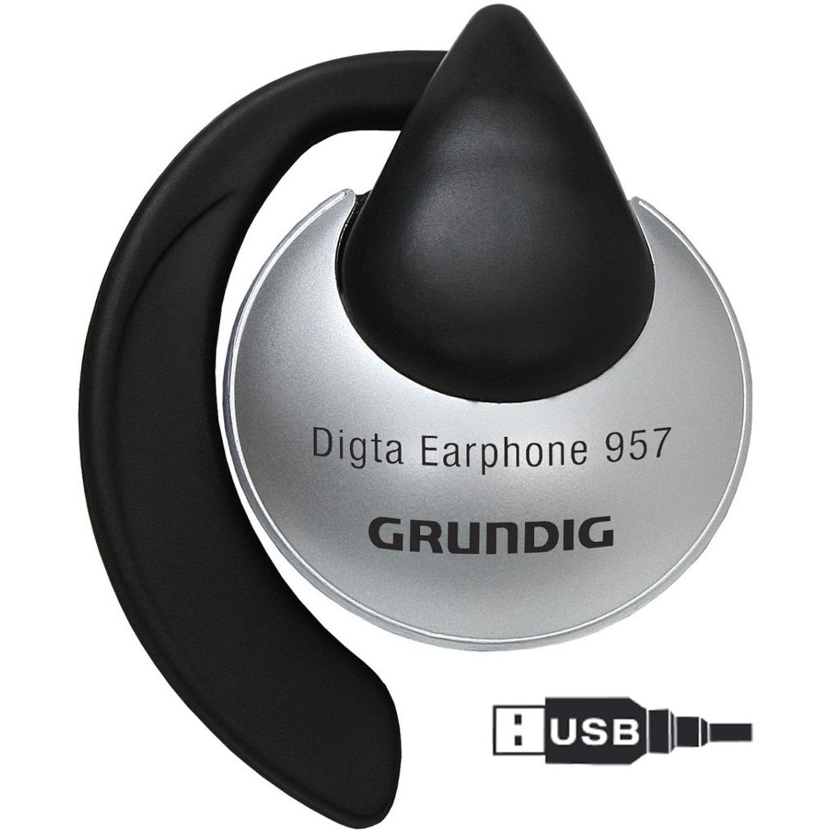 Grundig, Diktiergerät Zubehör, Einohrhörer Digta Earphone 957 USB