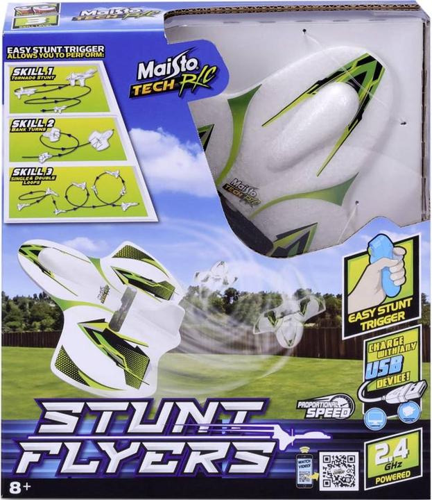 Actual product image Maisto MaistoTech Cyklone Stunt Plan RC beginner model aeroplane RtF (Aerobatics)