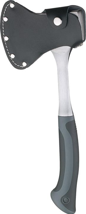 Actual product image Ruthe Camping hatchet solid steel DIN 7287 gray / black