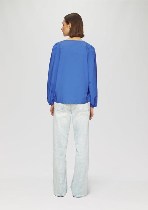 Produktbild S.Oliver Bluse Verspielte Popeline-Bluse mit Schleifen und Puffärmeln (38)