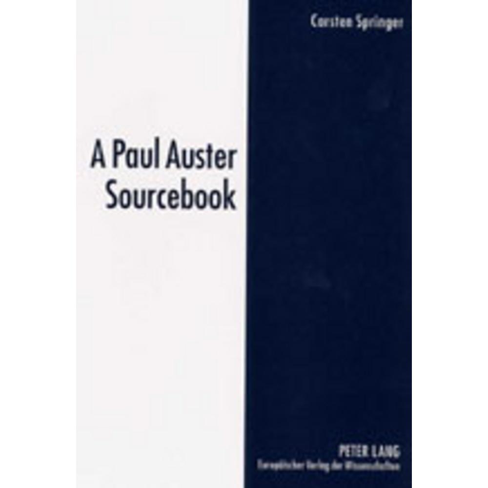 A Paul Auster Sourcebook, Fachbücher von Carsten Springer