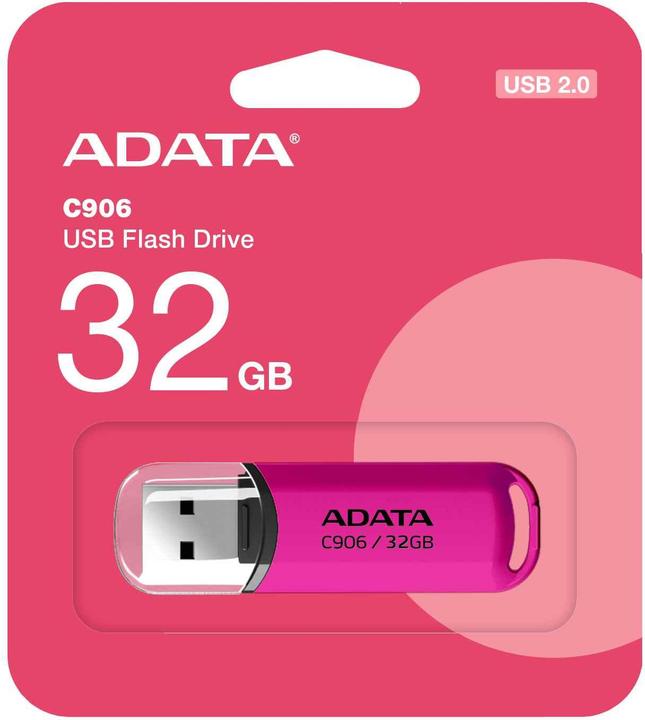 Immagine prodotto Adata Pendrive C906 USB2.0 rosa (32 GB, USB-A)