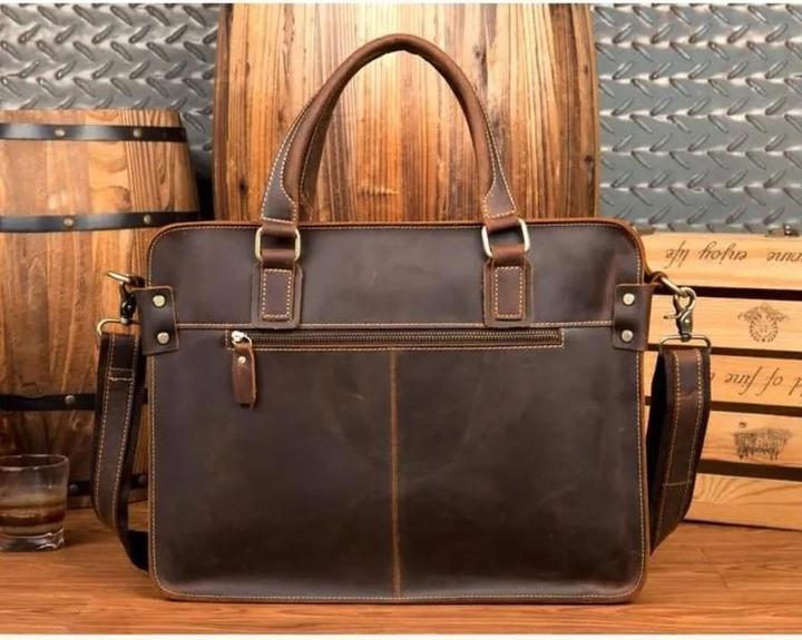 Image du produit Only-Bags.Store Serviette en cuir, Messenger Bag en cuir, sacoche pour ordinateur portable