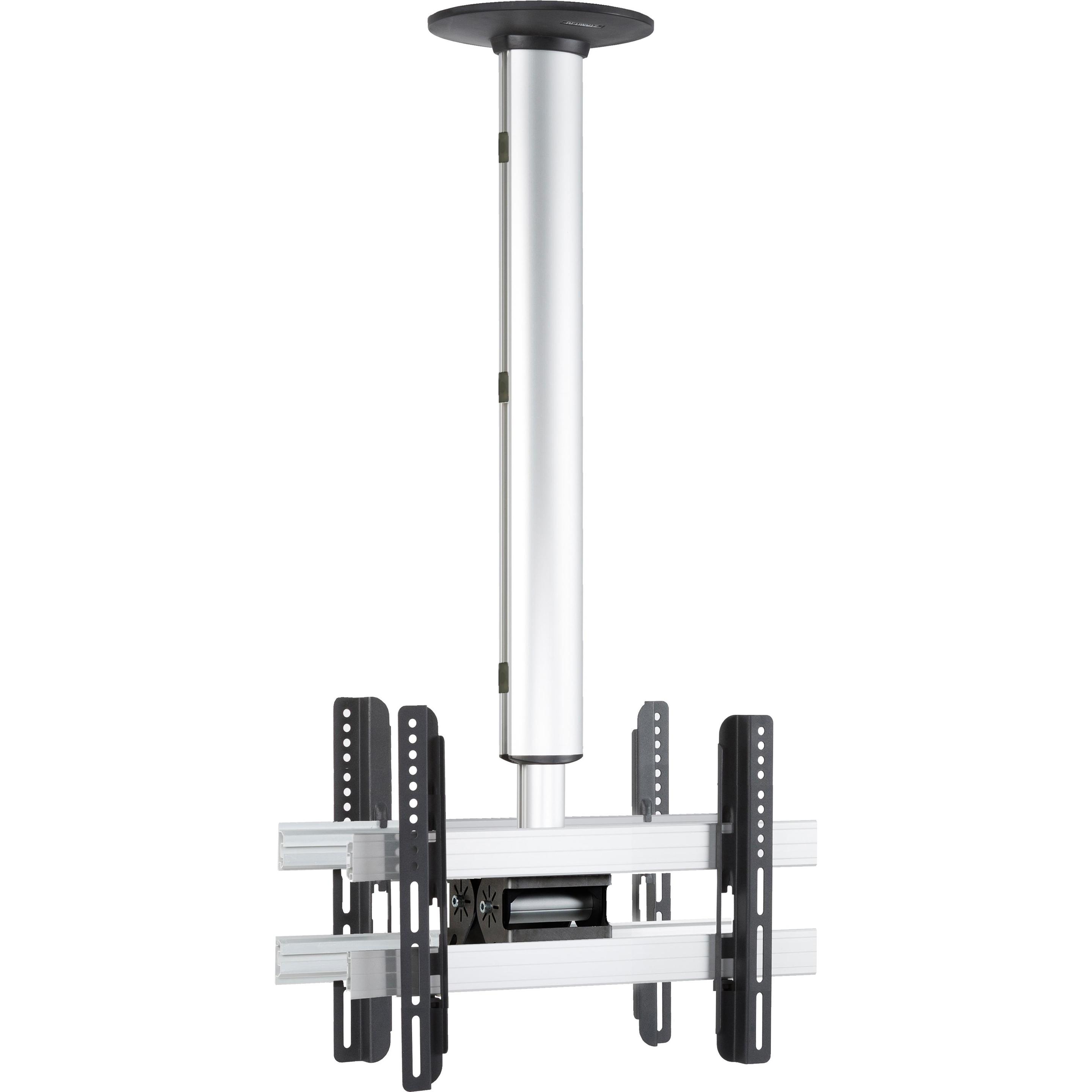 VCM Universal VESA TV Deckenhalterung CM3 Double (Decke, 101", 56 kg), TV Wandhalterung, Silber