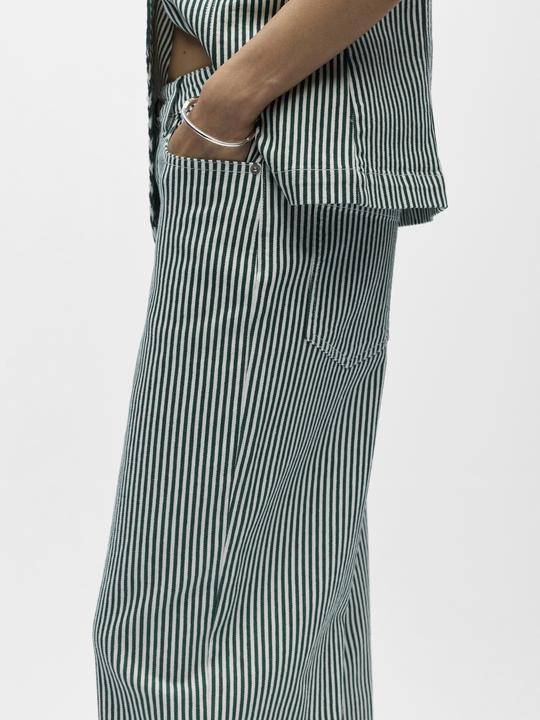 Produktbild Object Gestreifte Wide Leg Jeans (44)