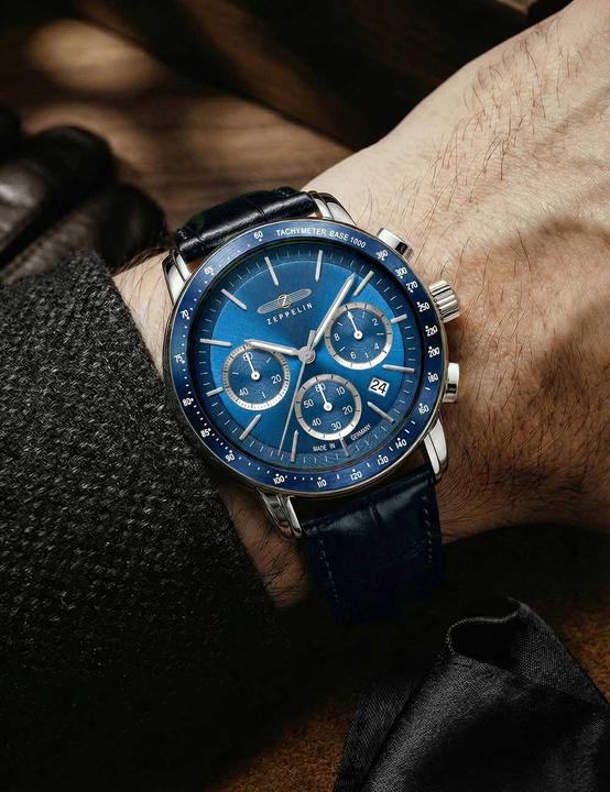 Produktbild Zeppelin New York 88783 Uhr Quarz 42mm (Analoguhr, Chronograph, 42 mm)