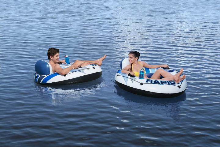 Actual product image Bestway swimming wheel Rapid Rider 135 cm