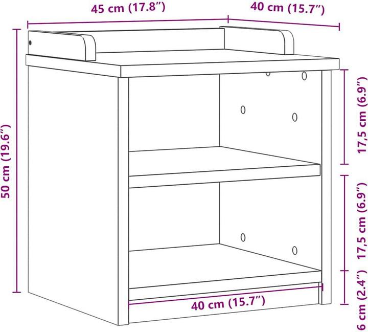 Image du produit vidaXL Flurbank (40 cm)