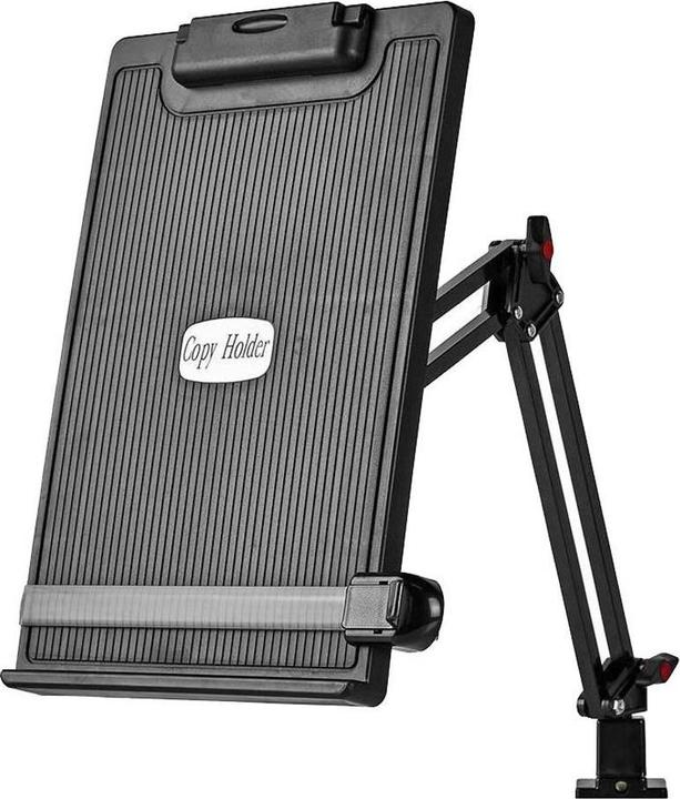 Immagine prodotto Nedis Portadocumenti Portadocumenti Ergonomico Portadocumenti Completamente Mobile da Scrivania Nero (1x)