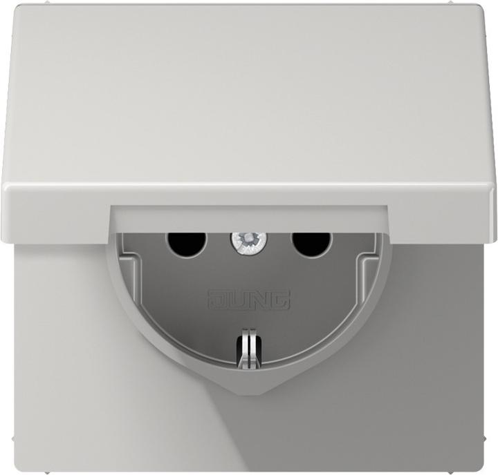 Immagine prodotto JUNG Presa di corrente 1f lgr glz LS UP con BS orizzontale LS1520BFKIKLLG