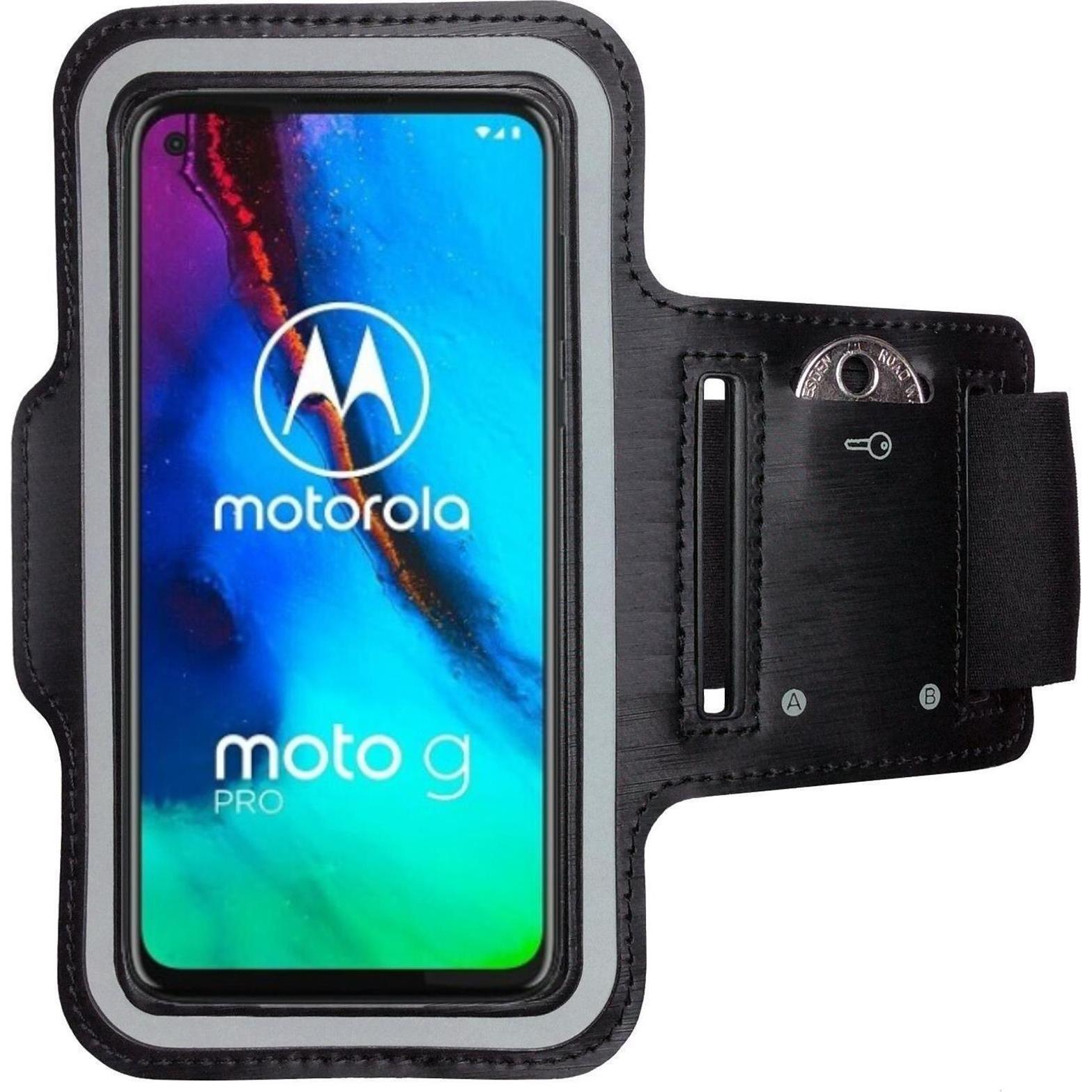 CoverKingz Sportarmband für Motorola Moto G Pro, Smartphone Sportarmband, Schwarz