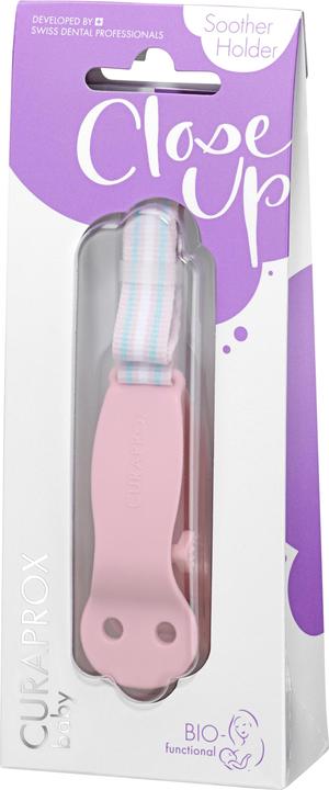 Actual product image Curaprox Baby Pacifier Holder pink (1 x, from birth)