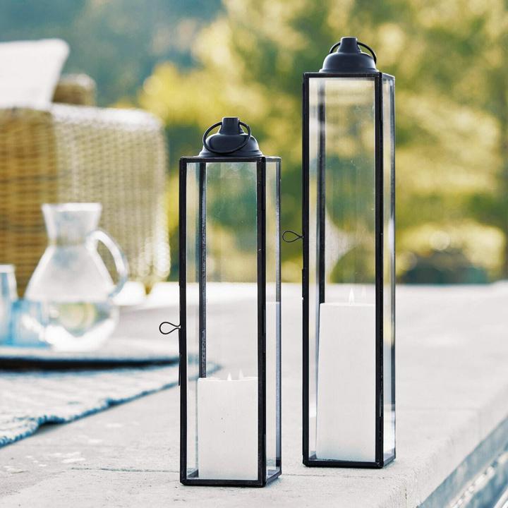 Immagine prodotto Loberon Set di 2 lanterne Radu nero antico