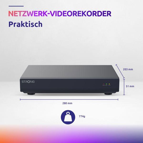 Produktbild Strong NVR1080-4P Network Video Recorder (Netzwerk Videorecorder (NVR))