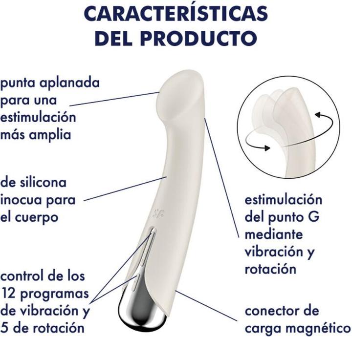 Produktbild Satisfyer Spinning G-Sport 1 Rotator Vibrator Beige
