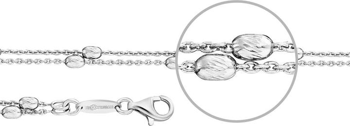 Immagine prodotto Der Kettenmacher Bracciale ad ancora (16 cm, Argento)