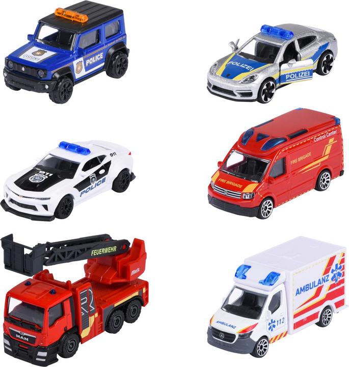 Majorette Rescue Premium Cars, 6-sort.