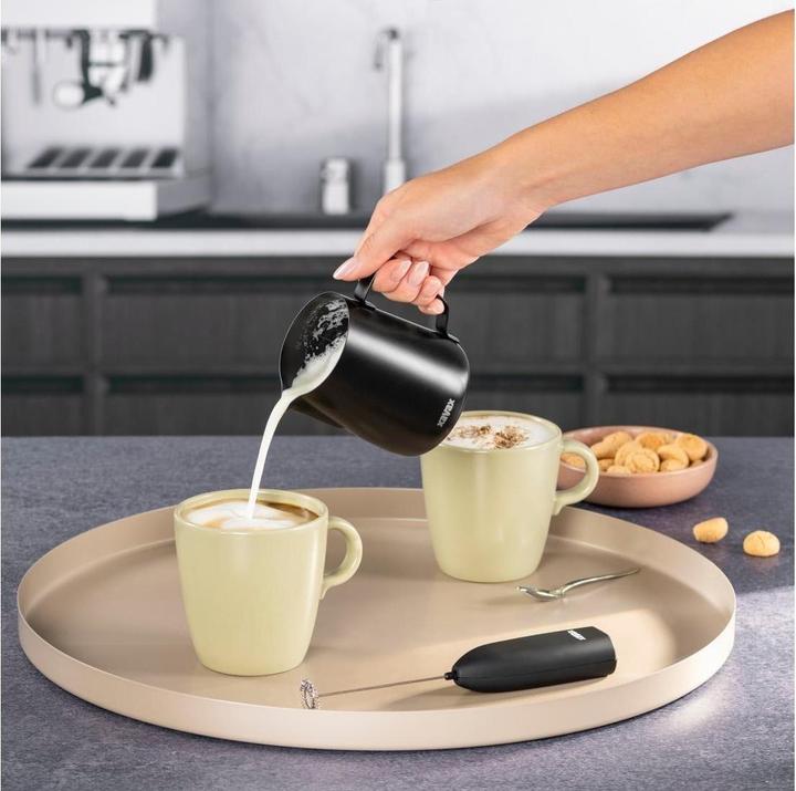 Actual product image Xavax Stainless steel barista milk jug, milk froth jug, 350ml, matt black