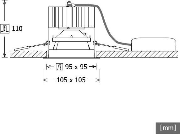 Produktbild LTS LED-Einbaudownlight (2800 lm)
