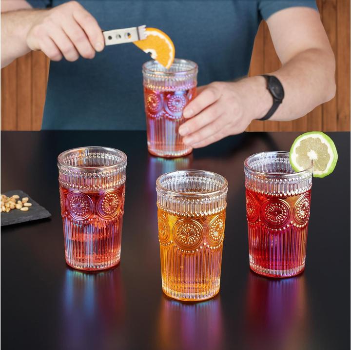 Actual product image Relaxdays 4x glass tumblers (0.36 l, 4x)