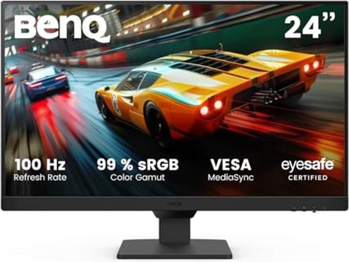 Actual product image BenQ LCD GW2490E 23.8" IPS/1920×1080/100Hz/5ms/DP/2xHDMI/Jack/VESA/Repro/Flicker-free/Low Blue Ligh (1920 x 1080 pixels, 23.80")