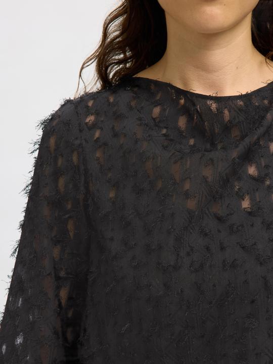 Image du produit Selected Femme U-Boot-Ausschnitt Jacquard Bluse (42)