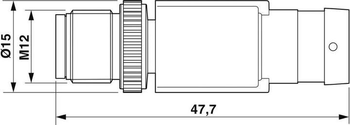Actual product image Phoenix NBC-MSX/ 5.0-94F/R4AC SCO network cable 5 m Cat6a S/FTP (S-STP) Blue (S/FTP, CAT6a, 5 m)