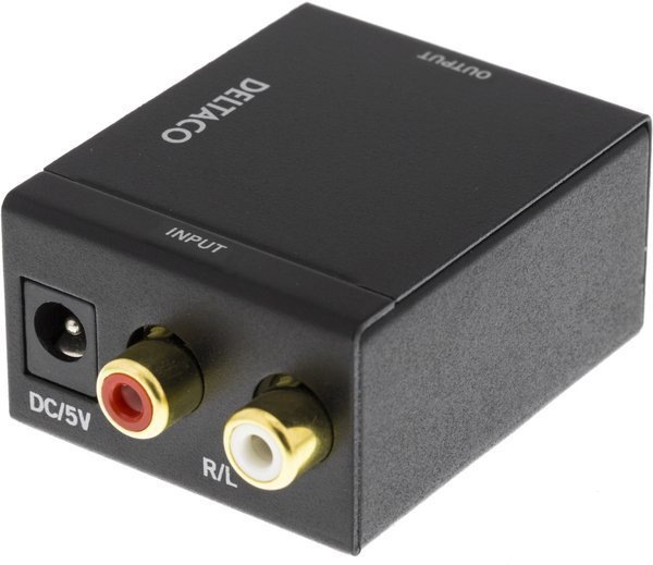 Actual product image Deltaco AN-DG Analog til digital audio converter