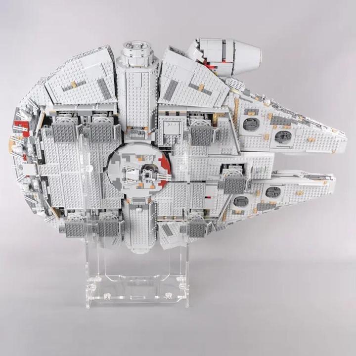 Actual product image iDisplayit Acrylic stand 2 in 1 for LEGO® 75192 Star Wars UCS Millennium Falcon
