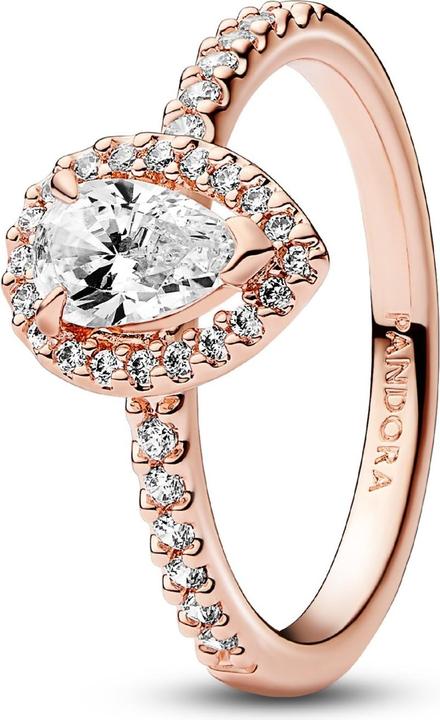 Actual product image Pandora Sparkling Pear Wreath Ring (52)