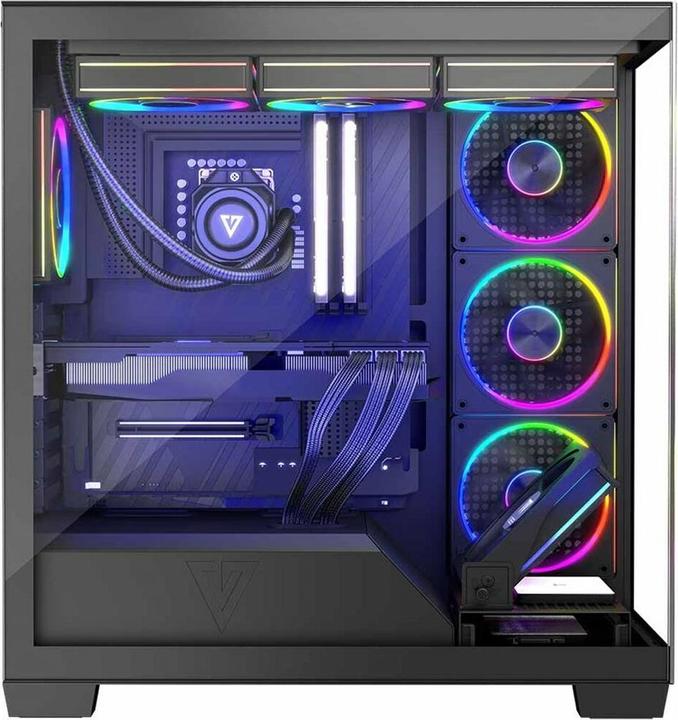 Image du produit Modecom Computergehäuse VOLCANO STELLAR ARGB MIDI 5F (ATX, mATX, Mini-ITX)