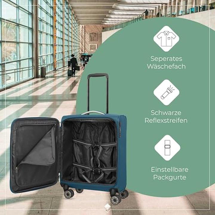 Actual product image Travelite Jetpack Trolley S Light 2w Petrol (37 l)