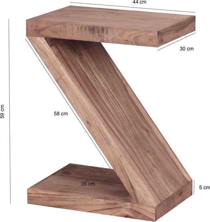 Actual product image Wohnling Mumbai (44 x 30 x 59 cm)