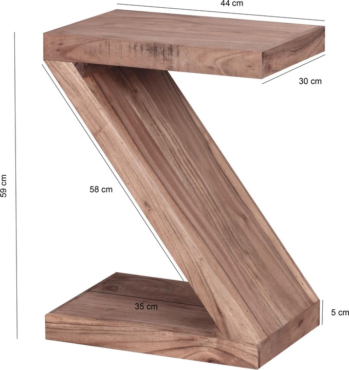 Actual product image Wohnling Mumbai (44 x 30 x 59 cm)