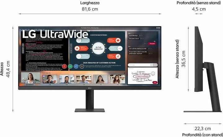 Produktbild LG UltraWide 34U511A-B (2560 x 1080 Pixel, 34")