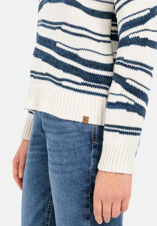 Image du produit Camel Active Pull en tricot intarsia en pur coton (S)
