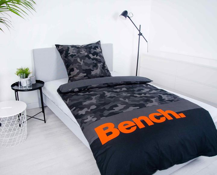 Image du produit Herding Klaus GmbH Bettwäschegarnitur Bench Camouflage Anthrazit (Housse de couette, 160 x 210 cm)