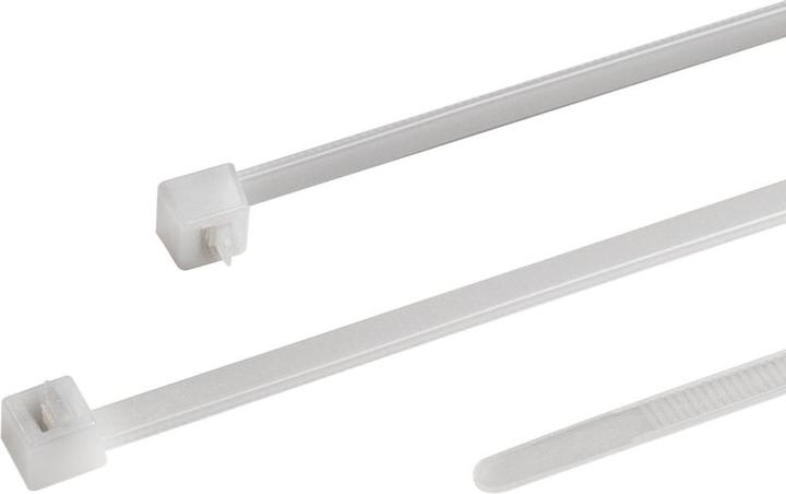 Produktbild HellermannTyton Kabelbinder wiederlösbar natur 250x4.6mm (Kunststoffkabelbinder, 250 mm, 100 Stk.)