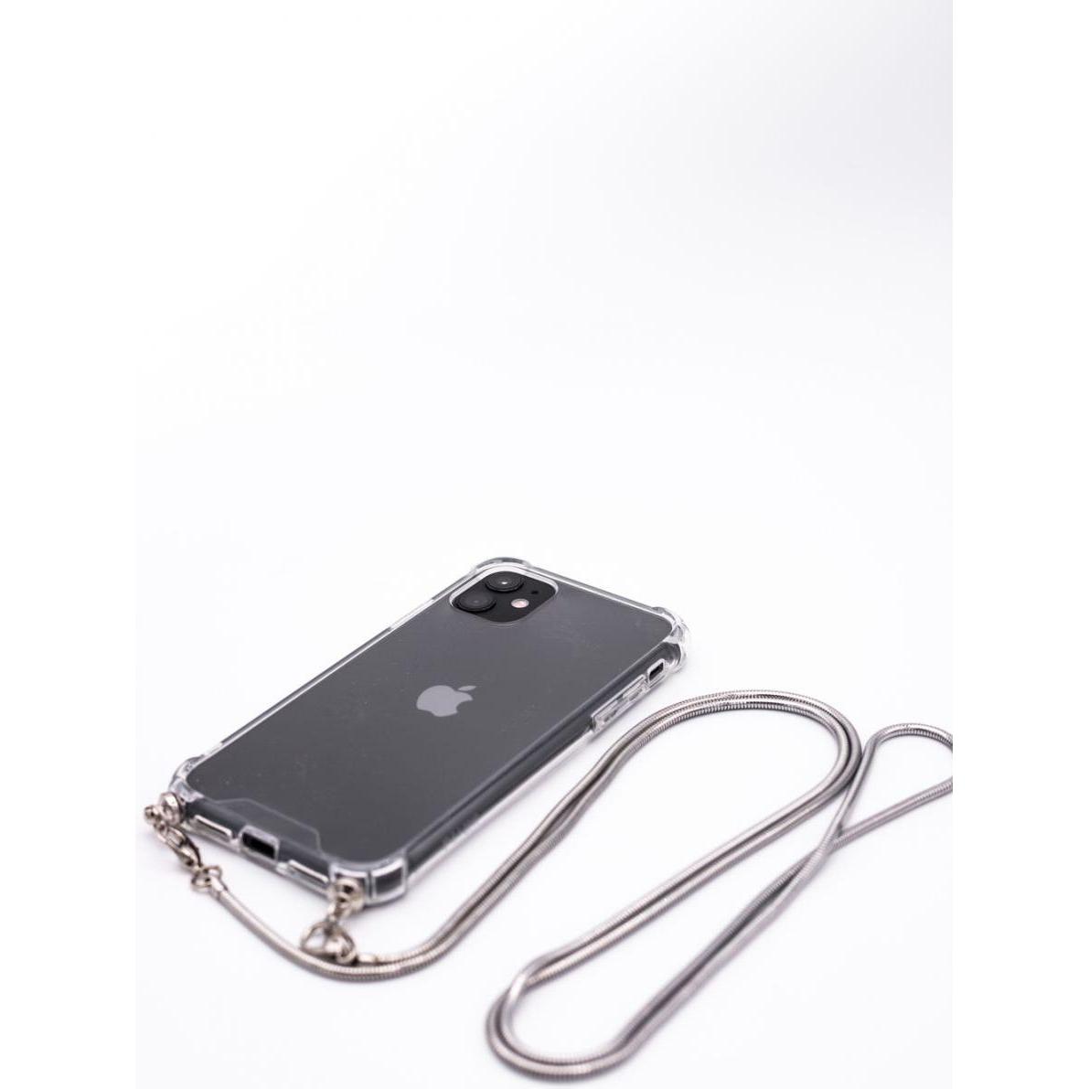 Evelatus iPhone 11 Pro Max Silicone TPU Transparent with Necklace Strap (Apple iPhone 11 Pro Max) (EI11PMSTTWNSS)