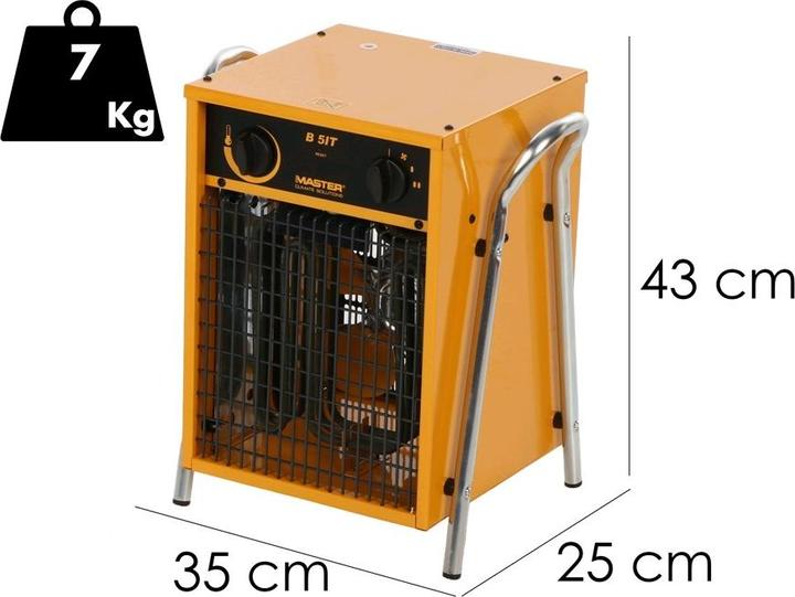 Produktbild MCS Elektrisches Heizgerät Master EPB (5000 W)