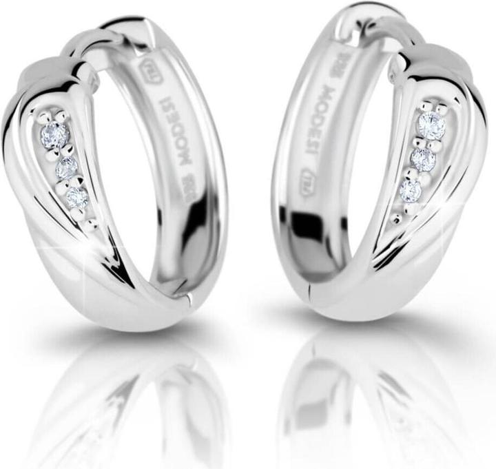 Immagine prodotto Modesi Orecchini alla moda in argento con zirconi M26027