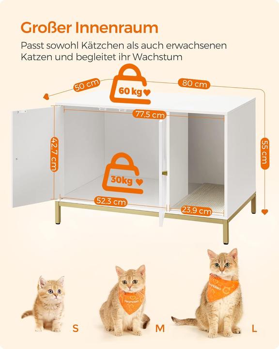 Immagine prodotto Feandrea Katzentoiletten-Schrank (Lettiera per gatti chiusa)
