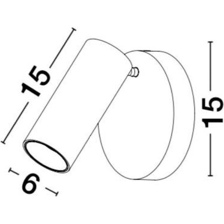 Thumbnail - Nova Luce, Wandleuchte + Deckenleuchte, Umberto (GU10)