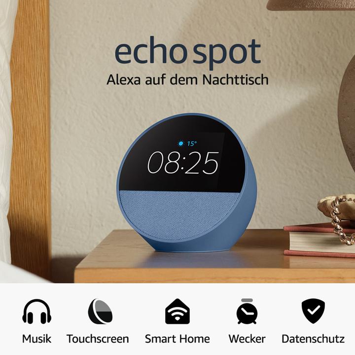 Actual product image Amazon Echo Spot (2024) (Amazon Alexa)