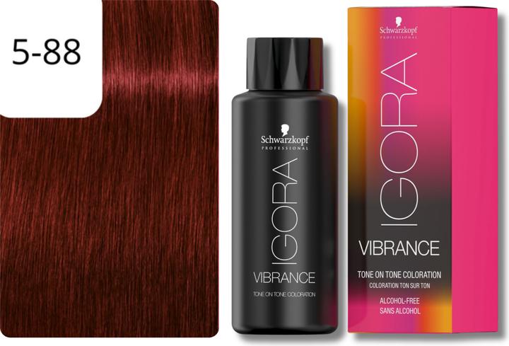 Produktbild Schwarzkopf Professional IGORA Vibrance Haartönung NEU (5-88 Hellbraun Rot Extra)