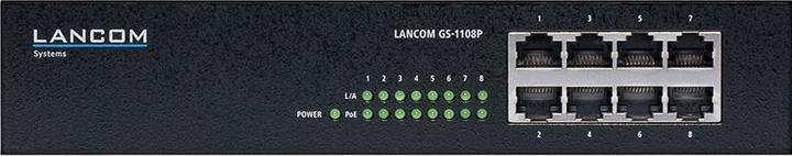 Immagine prodotto Lancom Systems GS-1108P Switch Gigabit Ethernet non gestito a 8 porte (8 porte)