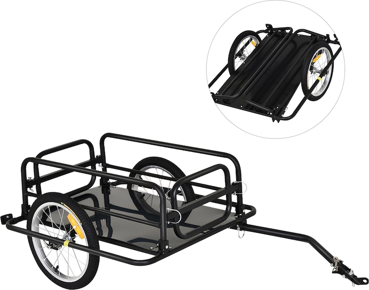 Actual product image Homcom Foldable cargo trailer
