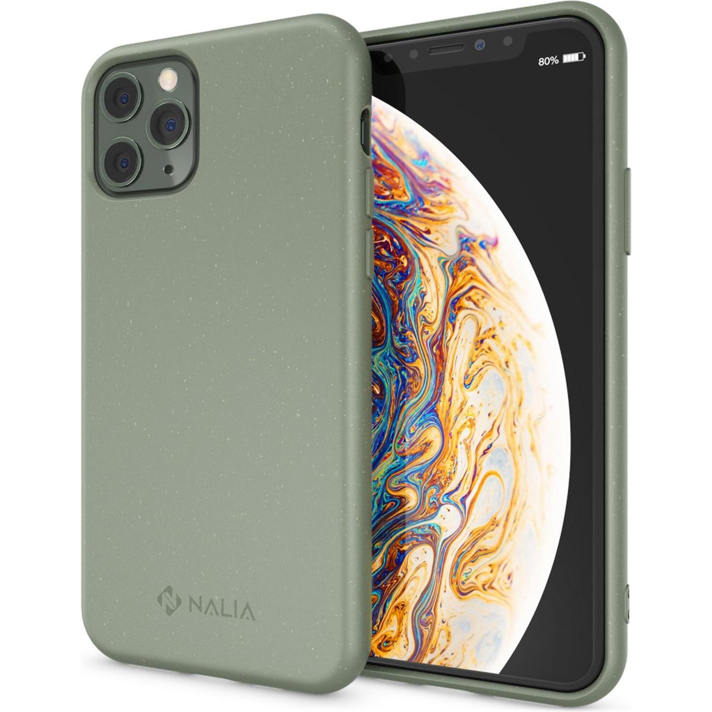 Nalia Bio Hülle (Apple iPhone 11 Pro Max), Smartphone Hülle, Grün